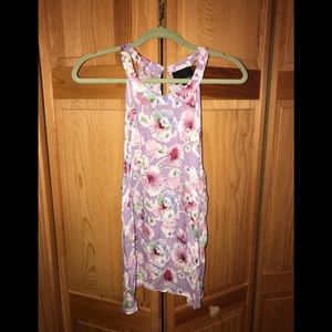 Floral printed swing top